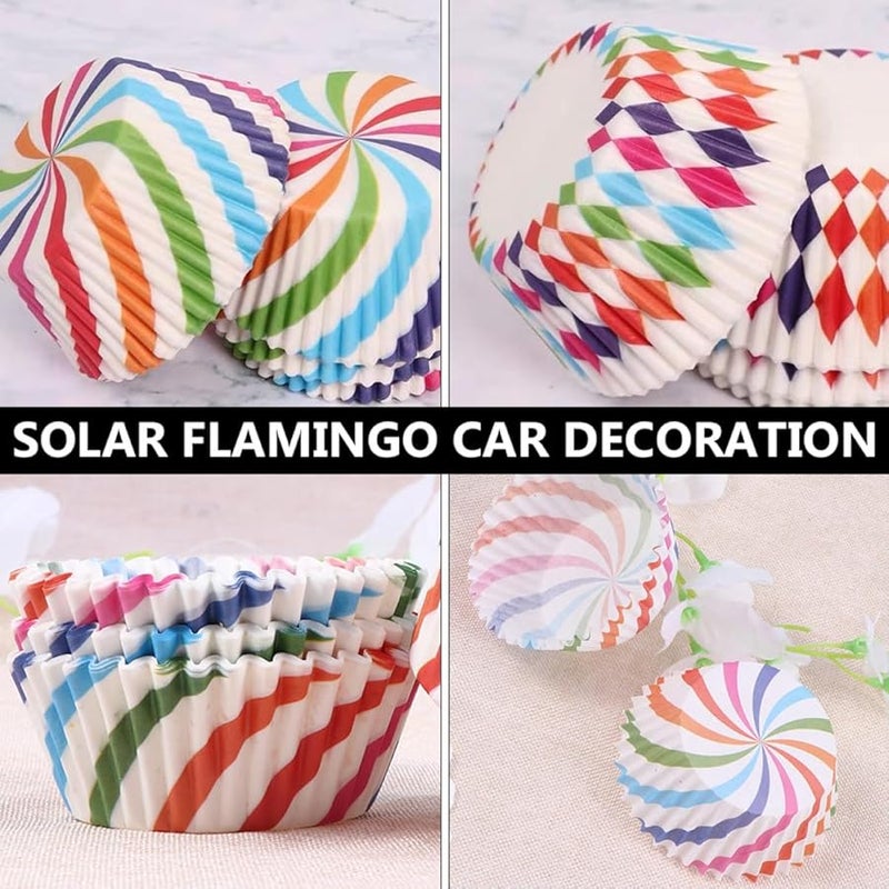 Colorful Disposable Muffin Cups 200 Pcs Food Grade Baking Liners Standard Size - Image 5